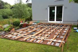 Bangkirai Unterkonstruktion Terrasse Unterkonstruktion Holzterrasse Bangkirai Terrassendielen