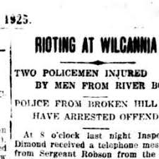 Check spelling or type a new query. 12 Feb 1925 Rioting At Wilcannia Trove