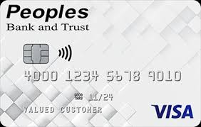 Choosing the right credit card is easier than ever. Apply For A Visa Credit Card Peoples Bank Trust