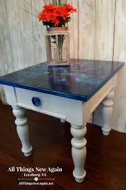 Table Palooza The Whole Month Of August At All Things New Again All Things New Again Painted Furniture Furniture Restoration Decor