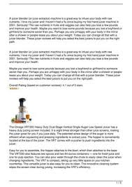 We did not find results for: Calameo Omega Vrt350 Juicer Review