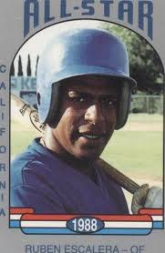 1988 Cal League All Stars 17 Ruben Escalera BXCP13