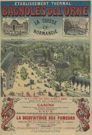 Affiche Ancienne Thermes De Bagnoles De L Orne Affiche De Voyage Vintage Affiche De Voyage Ville France