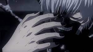 A kakugan (赫眼, red eye) denotes a ghoul's eye where the iris turns red, and the sclera black with red veins across the eye and into the skin around the eye. Pin On My One Eyed King