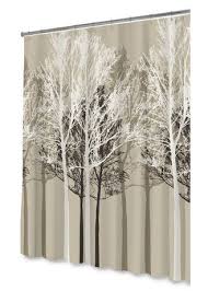 We Got A Dollar Store Shower Curtain For Now But This One Is Cute Forest Curtain Beige Walmart Ca Fabric Shower Curtains Curtains Shower Curtains Walmart