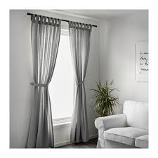 Lenda Cortinas Alzapanos 1par Gris 140x300 Cm Ikea Cortinas Para Habitacion Cortinas Para La Sala Cortinas Para Salas Modernas