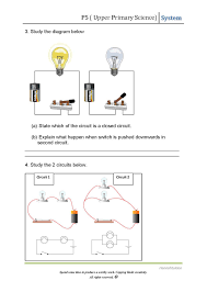 P5 Electricity Page 2 Electric Circuit Science Primary Science