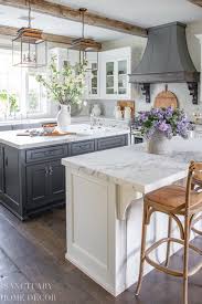 French Country Farmhouse Kitchen With Lilacs In 2020 Kitchen Design Country Kitchen Home Kitchens