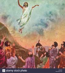 Letztere werden jedoch nur noch selten in dieser form begangen. Christi Himmelfahrt Jesus Christus In Den Himmel Aufsteigt Stockfotografie Alamy