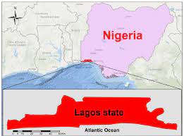 Lagos , the commercial capital of nigeria , is the largest city in africa with an estimated population of over 17.5 million inhabitants in the city. Location Map Of Lagos Nigeria Download Scientific Diagram