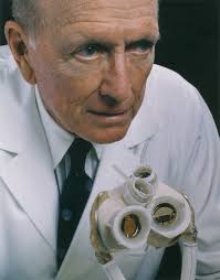 Dr. Denton Cooley and his quick hands simplified open heart surgeries