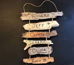 Family Name Family Tree Driftwood Sign Custom Collage Gift Etsy Driftwood Signs Custom Collage Diy Gifts For Mothers