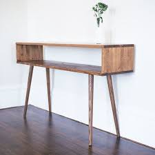 Mid Century Inspired Sofa Table By Orwadesigns On Etsy Modern Sofa Table Mid Century Modern Sofa Table Modern Entry Table
