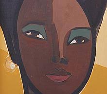 Sold at Auction: Jacques Gabriel, Jacques Gabriel (Haitian, 1934–1988)  Acrylic