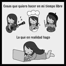 Lo Que Hago En Mi Tiempo Libre Spanish Humor Spanish Jokes Spanish Posters