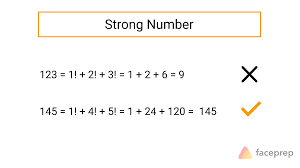 How to check if a number is an integer in python. Program To Check If A Given Number Is A Strong Number Or Not Face Prep