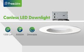 Therefore, everyone simply shopped by wattage. Freelicht 10 Pack 5 6 Inch Slim Led Downlight With Junction Box 15w 110w 1200 Lm Dimmable 5000k Daylight Recessed Lighting Simple Retrofit Installation Etl Amazon Com