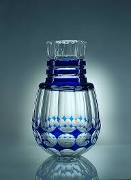 Val St Lambert Vase Elphee Charles Graffart Piece Unique Annees 50 Crystal Glassware Art Deco Vases Gorgeous Glass