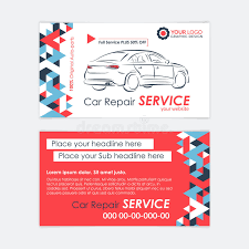 Get create your own personalized business cards or make your own from scratch! Automotive Service Business Card Template Car Diagnostics And Transport Repair Stock Vector Illustration Of Maintenance Card 84276130