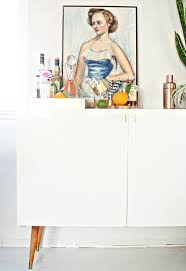 Ikea fabrikor cabinet in blue 37 Stunning Mid Century Modern Ikea Hacks The Cottage Market