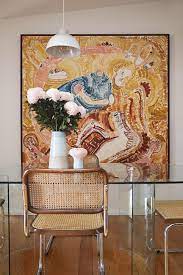 This Australian Ceramicist S Style Is Maximalist Wanting To Be A Minimalist Dinning Room Art Jute Rug Living Room House Colors