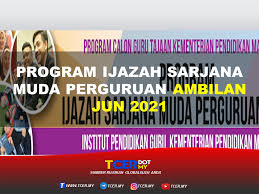 Berita baik buat anda khususnya pelajar lepasan spm yang berkelayakan dan berminat untuk mengisi kekosongan jawatan di kementerian pendidikan malaysia. Program Ijazah Sarjana Muda Perguruan Ambilan Jun 2021 Tcer My