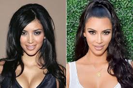 What did kim kardashian look like before? Kim Kardashian Says She S Never Gotten A Nose Job People Com
