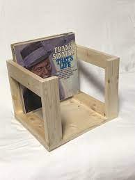 12 Lp Vinyl Record Holder Wood Crate Vinyl Record Storage Diy Vinyl Storage Record Album Storage