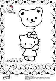 Hello Kitty Valentine Coloring Pages Coloring99 Com Kitty Coloring Hello Kitty Colouring Pages Hello Kitty Coloring
