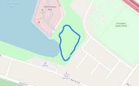 Kelana jaya, 4 februari 2014 : Lake Kelana Square Walking And Running Trail Petaling Jaya Selangor Malaysia Pacer