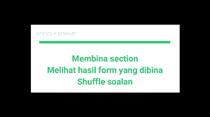 Tutorial Aplikasi Kegunaan Guru Google Forms