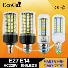 2016 full new led lamp e27 e14 3w 5w 7w 12w 15w 18w 20w 25w smd 5730 corn bulb 220v chandelier leds candle light spotlight in led bulbs tube ampul avi ze led
