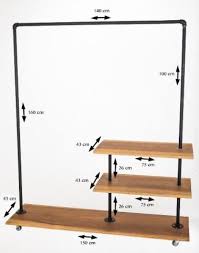 Arara Personalizada De Ferro E Madeira Ideias Para Mobilia Ideias De Decoracao Para Casa Decoracao