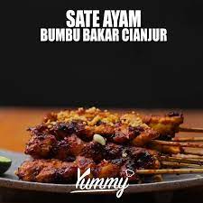 Sate Ayam Bumbu Bakar Cianjur Video Resep Masakan Ide Makanan Resep