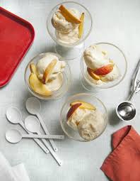Yaourt Grec Glace Aux Peches Recette Recette Yaourt Yaourt Grec Et Gateaux Et Desserts