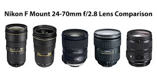 comparison of 24 70mm lenses for nikon f mount