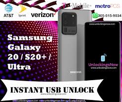 Hi can you please unlock my phone samsung galaxy j1 ,sun mobile in phil. Samsung Galaxy S20 S20 S20 Ultra Unlock Verizon T Mobile Sprint Metro Pcs At T G981u G986u G988u B1 Unlockingsnow Com