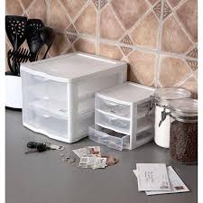 Scoops, whisks, spatulas, cutters, etc. Sterilite Small 3 Drawer Unit White Clear Drawers Walmart Com Plastic Storage Drawers Drawer Unit Trendy Bathroom Tiles