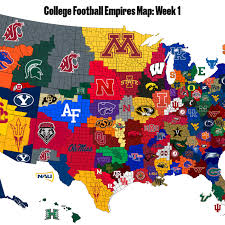 2018 College Football Empires Map Week 1 Sbnation Com