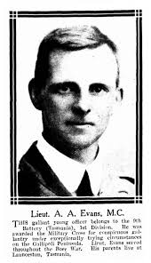 Major Alexander Arthur Evans MC DSO