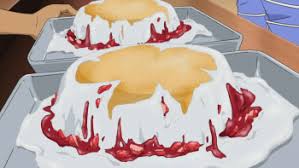 Mit seinem braunen boden, der weißen, an den seiten verlaufenden cremeartigen masse und dem belag aus roten stückchen sieht er aus wie. Episode 898 Conanwiki Org Detektiv Conan Wiki