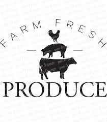 Farm Fresh Produce Svg Farmhouse Svg Kitchen Svg Svg Etsy In 2020 Svg Quotes Silhouette Diy Clip Art