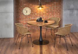 Late 17th century walnut italian baroque monastic library trestle dining table. Carmen 100cm Small Round Walnut Kitchen Dining Table