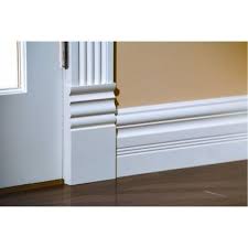 House Of Fara 1 In X 5 1 2 In X 9 3 8 In Mdf Victorian Plinth Block Moulding P559mdf The Home Depot Baseboard Styles Moldings And Trim Baseboards