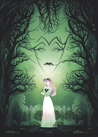 Disney Sleeping Beauty Aurora Maleficent - Disney Enchanted Forest | Komar®
