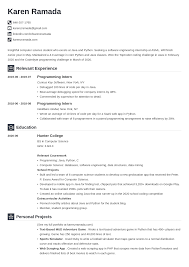 Here are two computer science student resume examples to demonstrate this point. Computer Science Internship Resume Template For Students In 2021