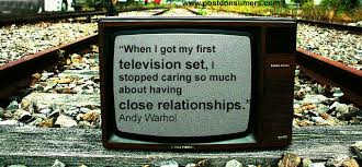 Cable tv 8 to 24 local channel encoder modulator. Kill Your Tv Andy Warhol Quote Postconsumers