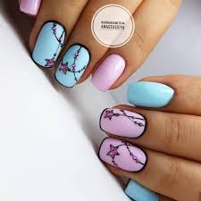 как сделать красивый маникюр в домашних условиях пошаговое фото Zvezdnyj Manikyur Nail Art Designs Beach Nails Nail Designs