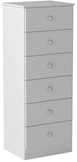 3000 x 3000 jpeg 499 кб. Prepac Astrid 6 Drawer Tall Chest White Pricepulse