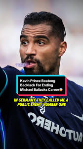 Prince Boateng Foul Michael Ballack